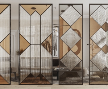 Modern Glass Screen Partition-ID:363873695