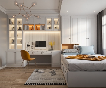 Simple European Style Study Space-ID:562431842