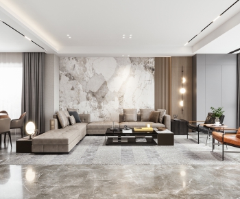 Modern A Living Room-ID:379346477