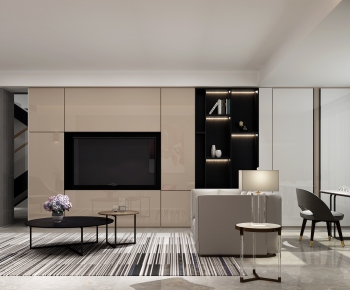 Modern A Living Room-ID:515746222