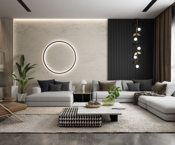 Modern A Living Room-ID:935211836