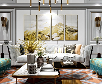 American Style A Living Room-ID:491269142