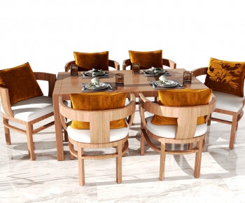 New Chinese Style Dining Table And Chairs-ID:146249267