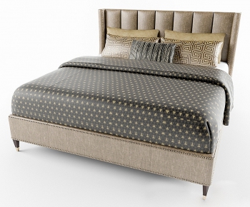American Style Double Bed-ID:115248265