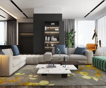 Post Modern Style A Living Room-ID:723830391
