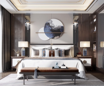 New Chinese Style Bedroom-ID:578324389