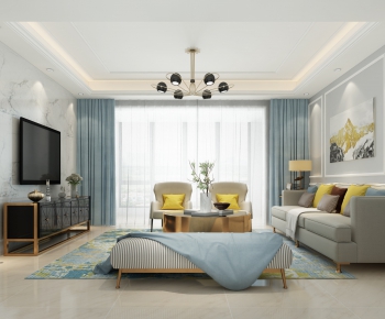 Modern A Living Room-ID:844491323