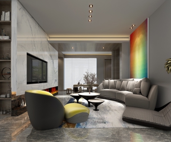 Modern A Living Room-ID:636285744