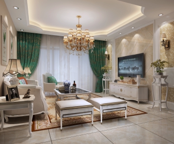 European Style A Living Room-ID:220605112