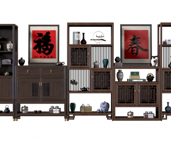 Chinese Style Antique Rack-ID:736783588