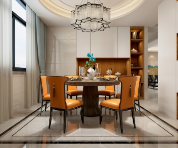 New Chinese Style Dining Room-ID:752855518
