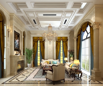 European Style A Living Room-ID:171343245