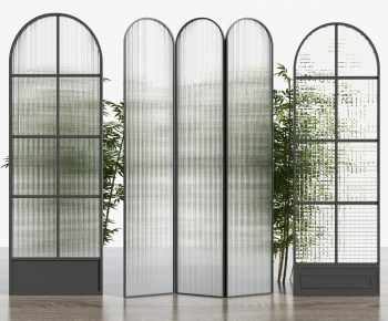 Modern Glass Screen Partition-ID:201454444