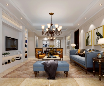 American Style A Living Room-ID:382150776