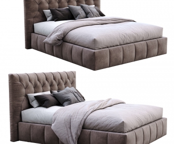 Modern Double Bed-ID:168170722