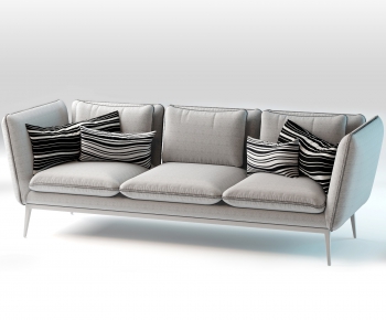 Modern Three-seat Sofa-ID:543254521