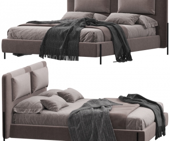 Modern Double Bed-ID:933198365