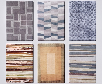 现代布艺地毯 图案地毯 纹理地毯 艺术地毯-ID:902618974