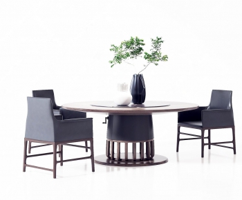 New Chinese Style Dining Table And Chairs-ID:598297181