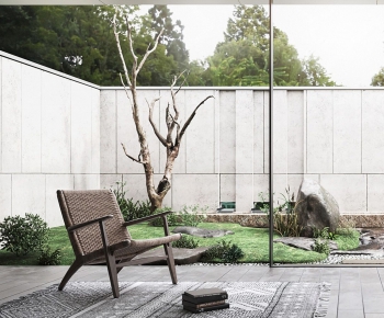 New Chinese Style Outdoor Chair-ID:783258167