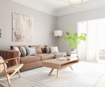 Wabi-sabi Style A Living Room-ID:415100691