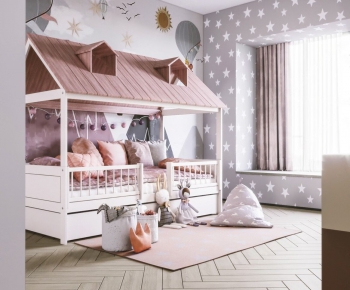 Nordic Style Girl's Room Daughter's Room-ID:963418683