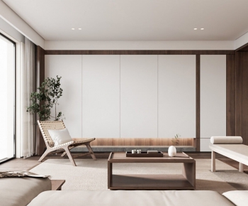 New Chinese Style A Living Room-ID:608934761