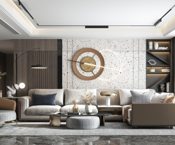 Modern A Living Room-ID:596156561