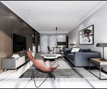 Modern A Living Room-ID:363274712