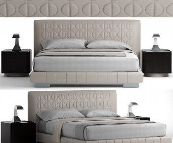 Modern Double Bed-ID:114760217