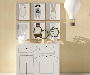 Nordic Style Decorative Cabinet-ID:259240183
