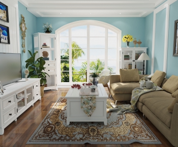 Mediterranean Style A Living Room-ID:118335372