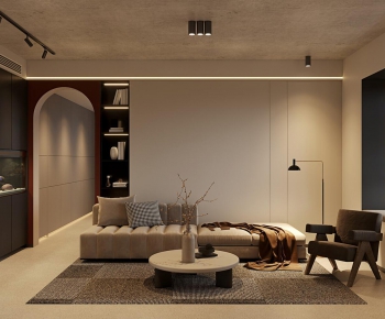 Modern A Living Room-ID:124995965