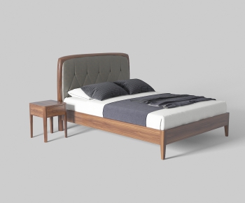 Modern Double Bed-ID:298238384