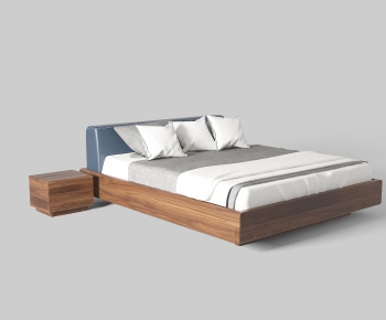 Modern Double Bed-ID:303262563