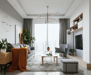 Nordic Style A Living Room-ID:649795332