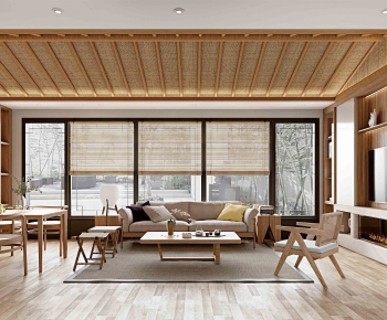 Japanese Style A Living Room-ID:682902854