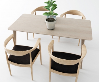 Nordic Style Dining Table And Chairs-ID:906764553