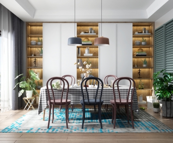 Nordic Style Dining Room-ID:553435143
