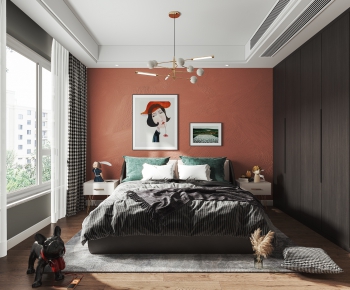 Nordic Style Bedroom-ID:135706773