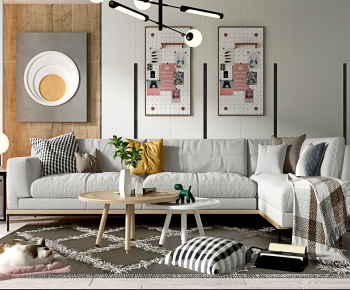 Nordic Style Sofa Combination-ID:620043817