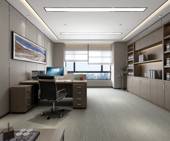 Modern Manager's Office-ID:891370872