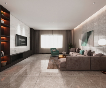 Modern A Living Room-ID:280861349