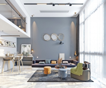 Modern A Living Room-ID:575254644