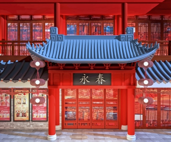 Chinese Style Facade Element-ID:753237127