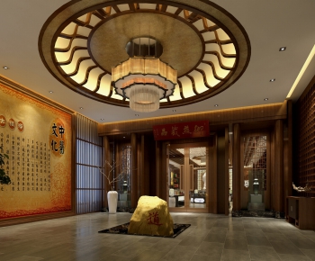 Chinese Style Exhibition Hall-ID:902194389