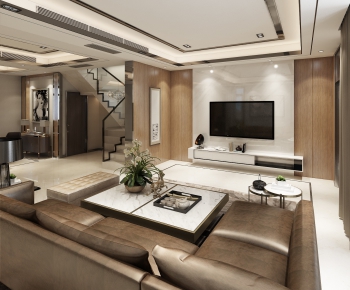 Modern A Living Room-ID:292122467