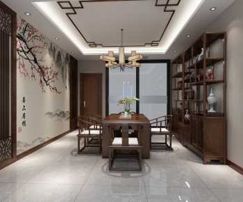 New Chinese Style Manager's Office-ID:544238831