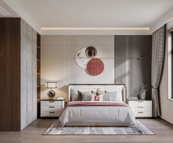 New Chinese Style Bedroom-ID:161901836