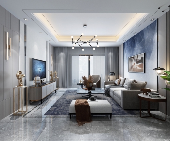 Modern A Living Room-ID:843242181